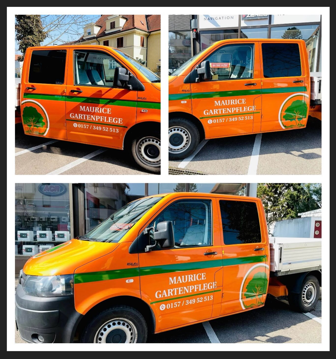 Fahrzeugbeschriftung inkl. Scheibentönung VW Transporter mit Pritsche 👍